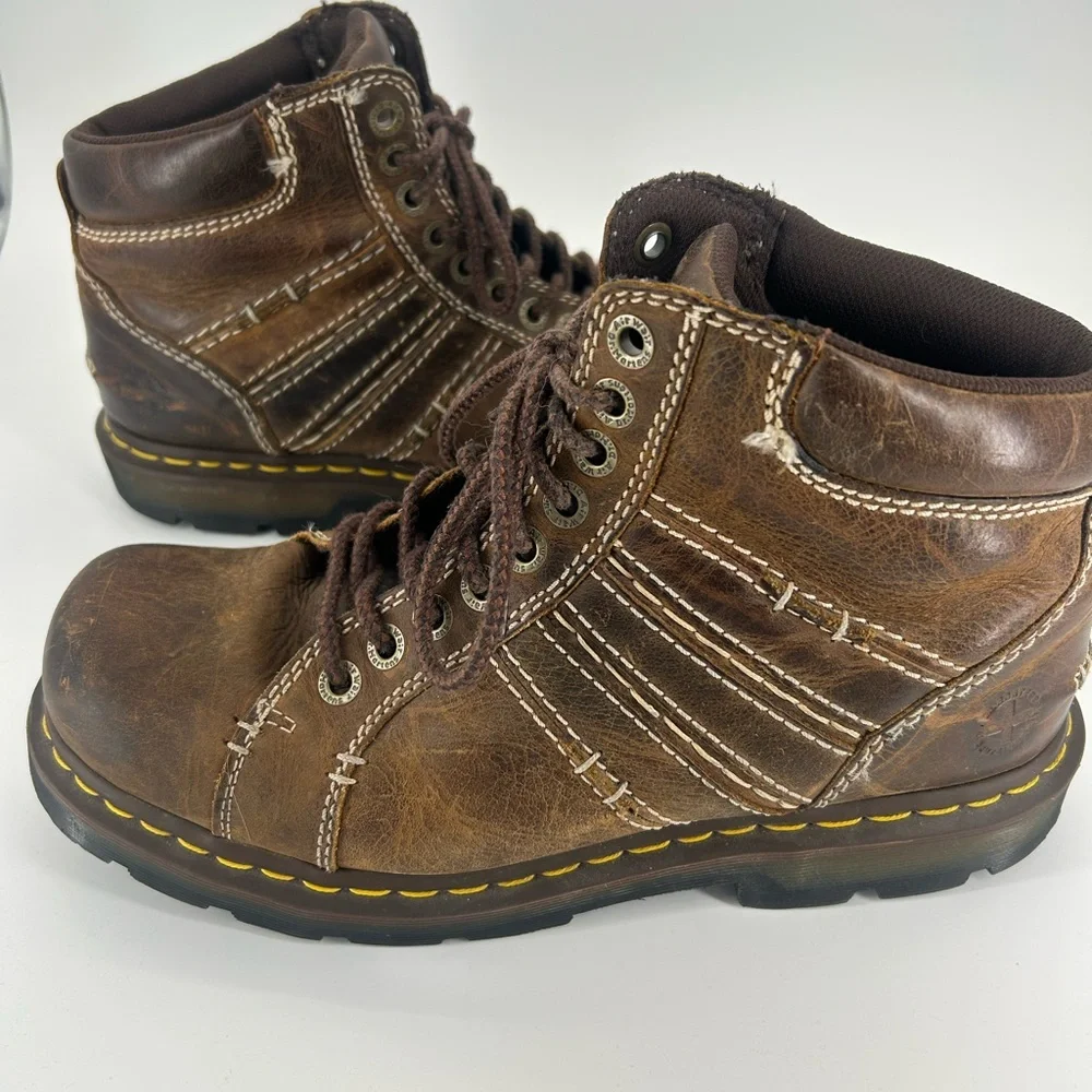 Dr. Martens Quincy Leather Ankle Boots in‎ Greenland Distressed Leather Size 11